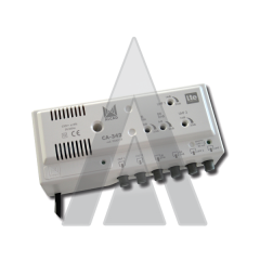 ALCAD CA-342 Central amplifier 4 inputs, 2 outputs UHF-UHF-BIII-BI/FM, LTE rejection, 2x110 dBµV
